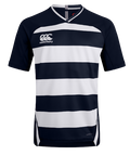 Canterbury Evader Hooped Jersey Mens QA004232 NAVY WHITE Rugby Jersey Canterbury