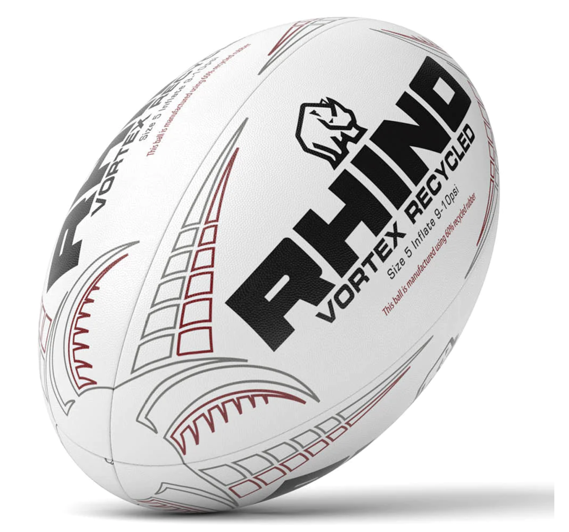 Rhino Vortex Recycled Rugby Match Ball Rugby Match Ball Rhino