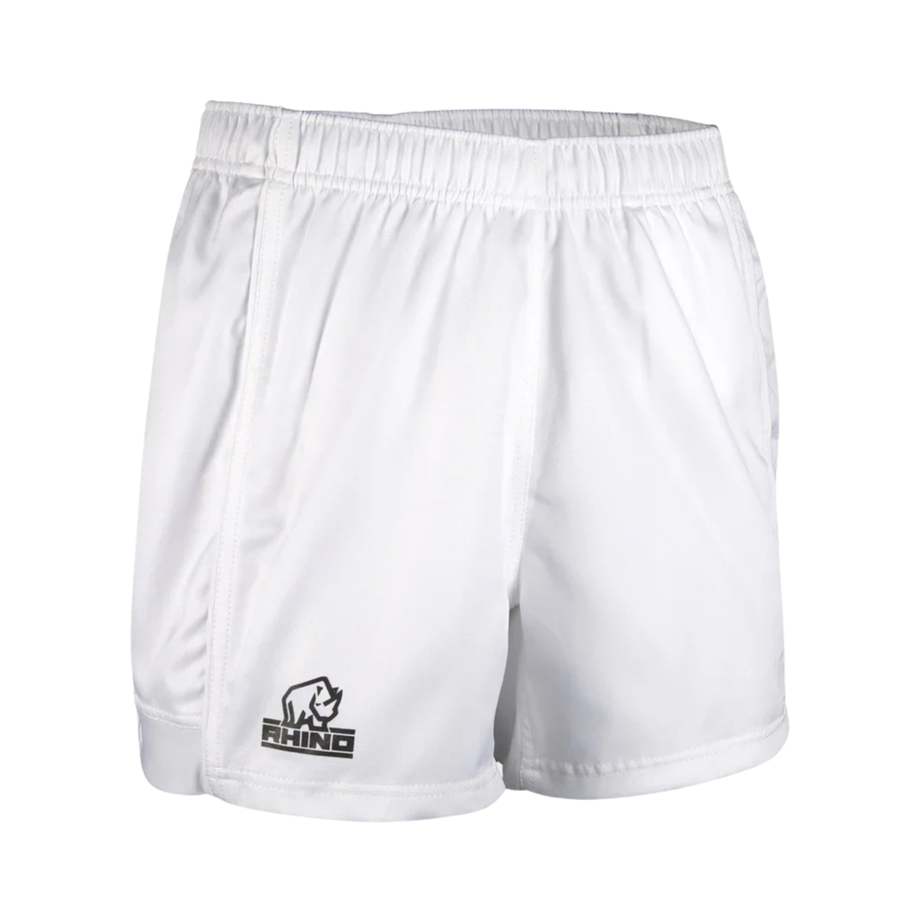 Rhino Auckland Shorts WHITE Rugby Short Rhino