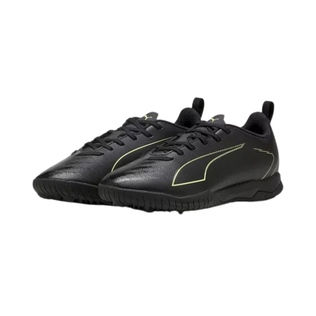 Puma Ultra 6 Play TT Football Boots Junior - Puma Black/Green Football Boots Puma