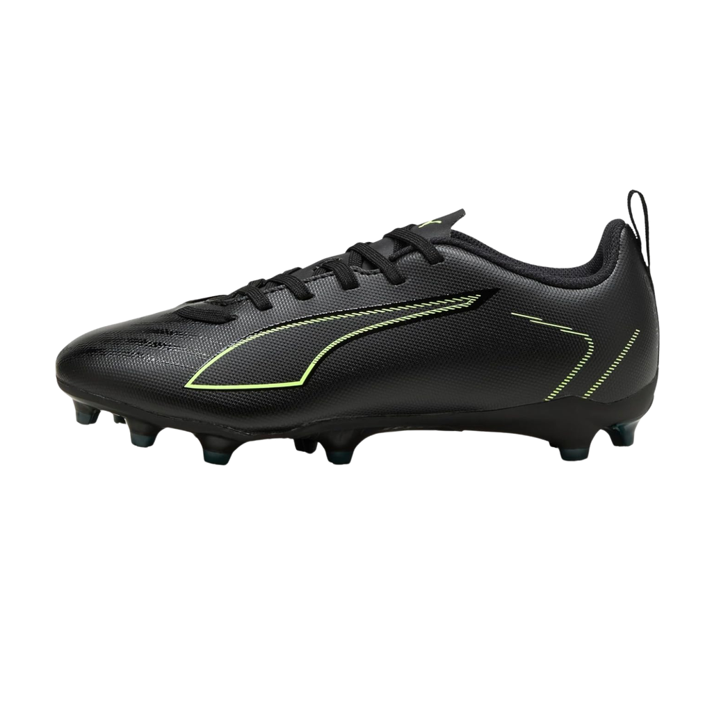 Puma Ultra 6 Play FG/AG Football Boots Junior - Puma Black/Green Puma Black Fizzy Light Green Terrain Football Boots Puma