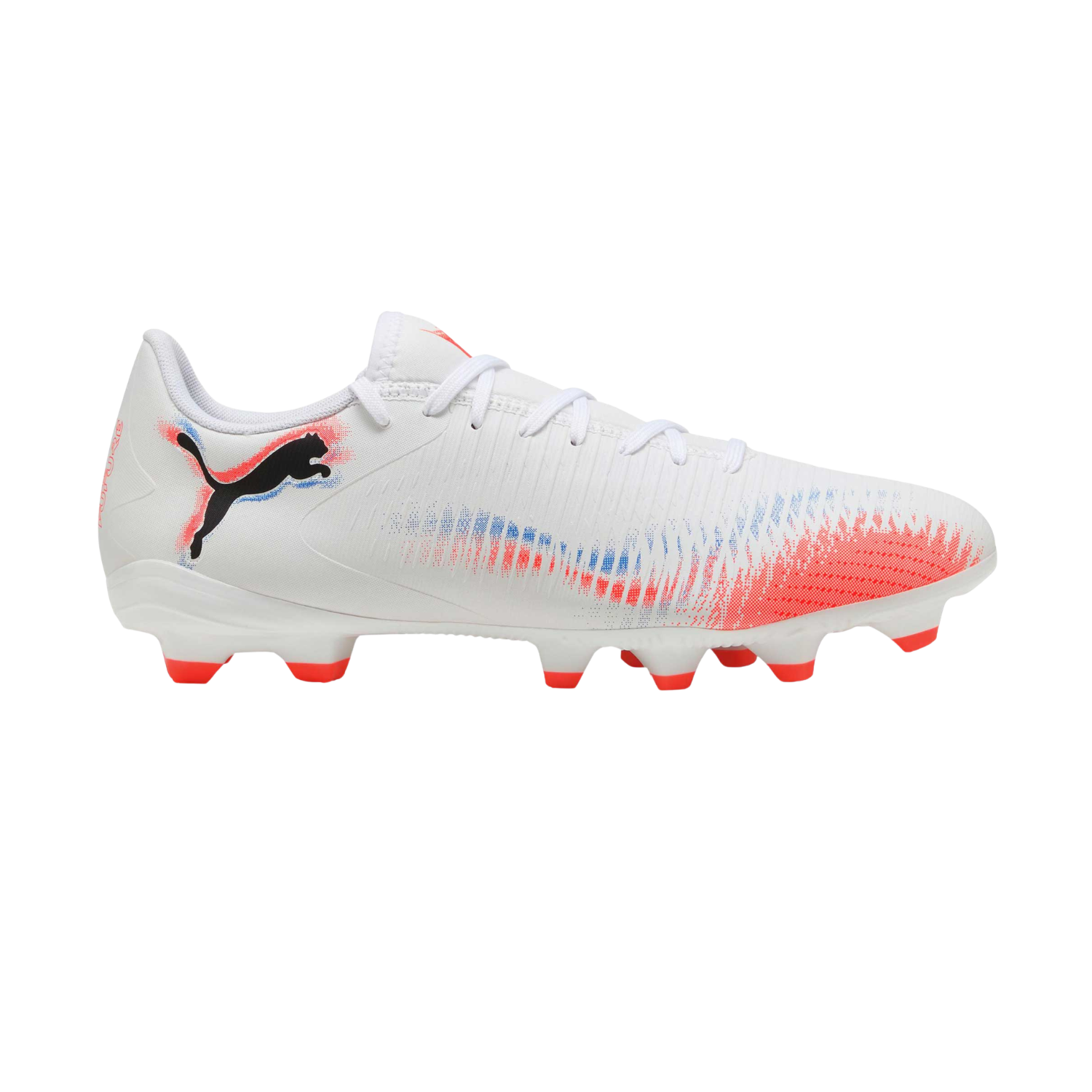 Puma Future 8 Play FG/AG Football Boots Junior - Puma White/Red Football Boots Puma
