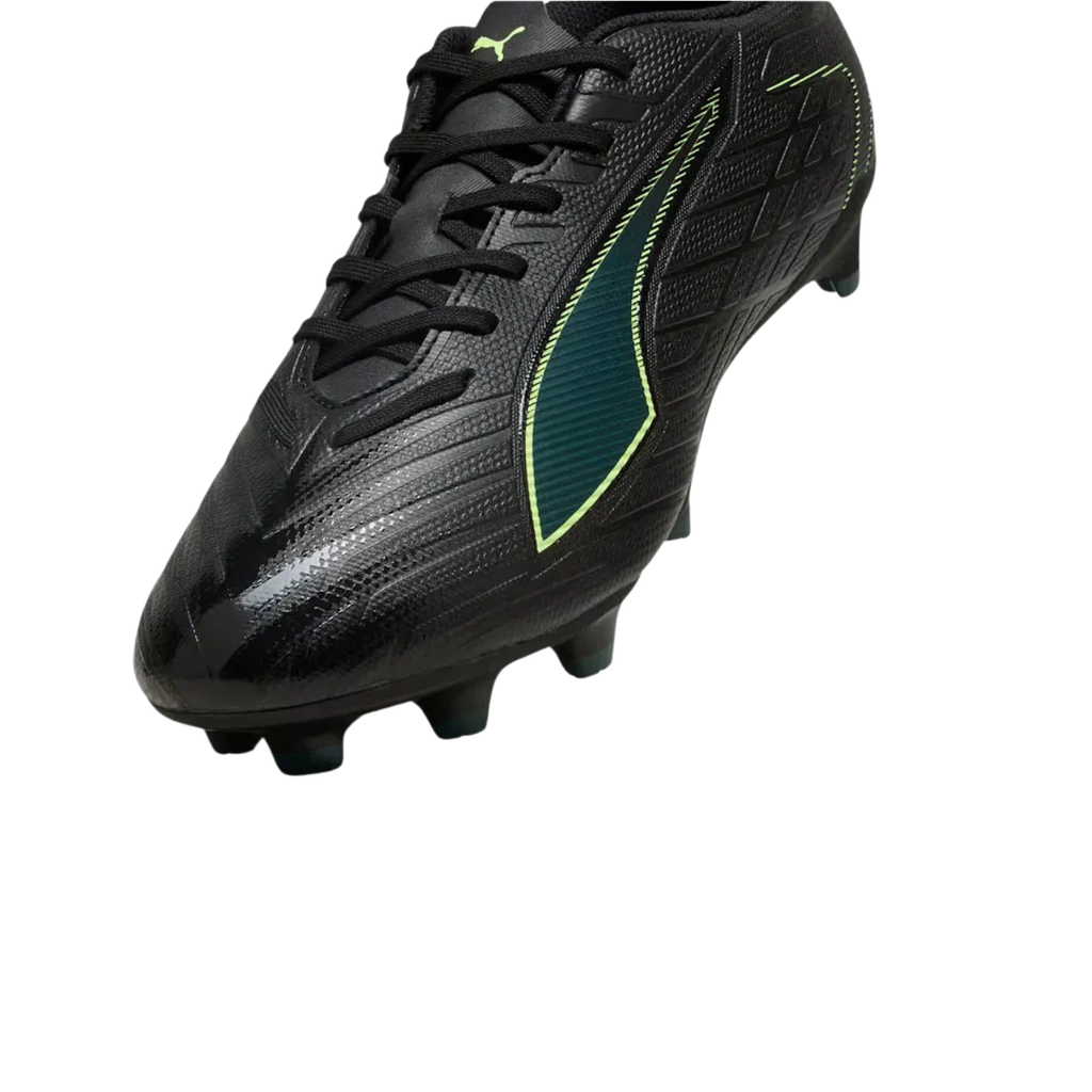 Puma Ultra 6 Play FG/AG Football Boots Unisex - Puma Black/Green Football Boots Puma