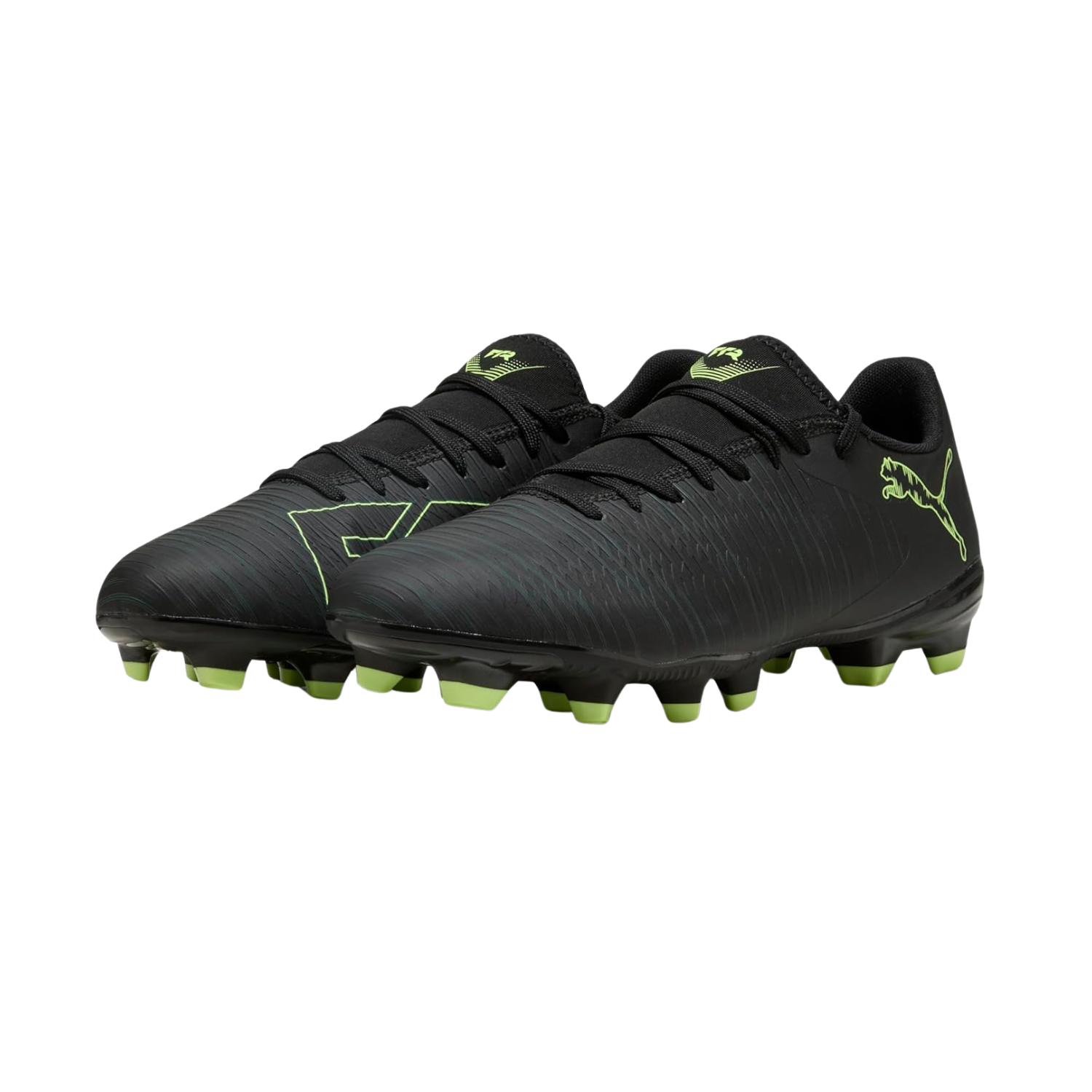 Puma Future 8 Play FG/AG Soccer Shoe Men - Puma Black/Green Terrain Football Boots Puma