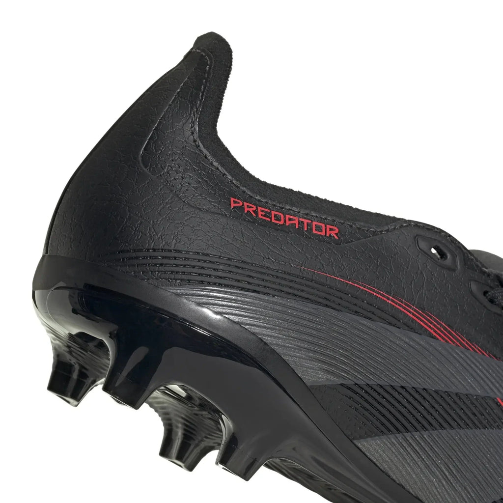 Adidas Predator League FT FG/MG Football Boots - Core Black/Red Football Boots adidas