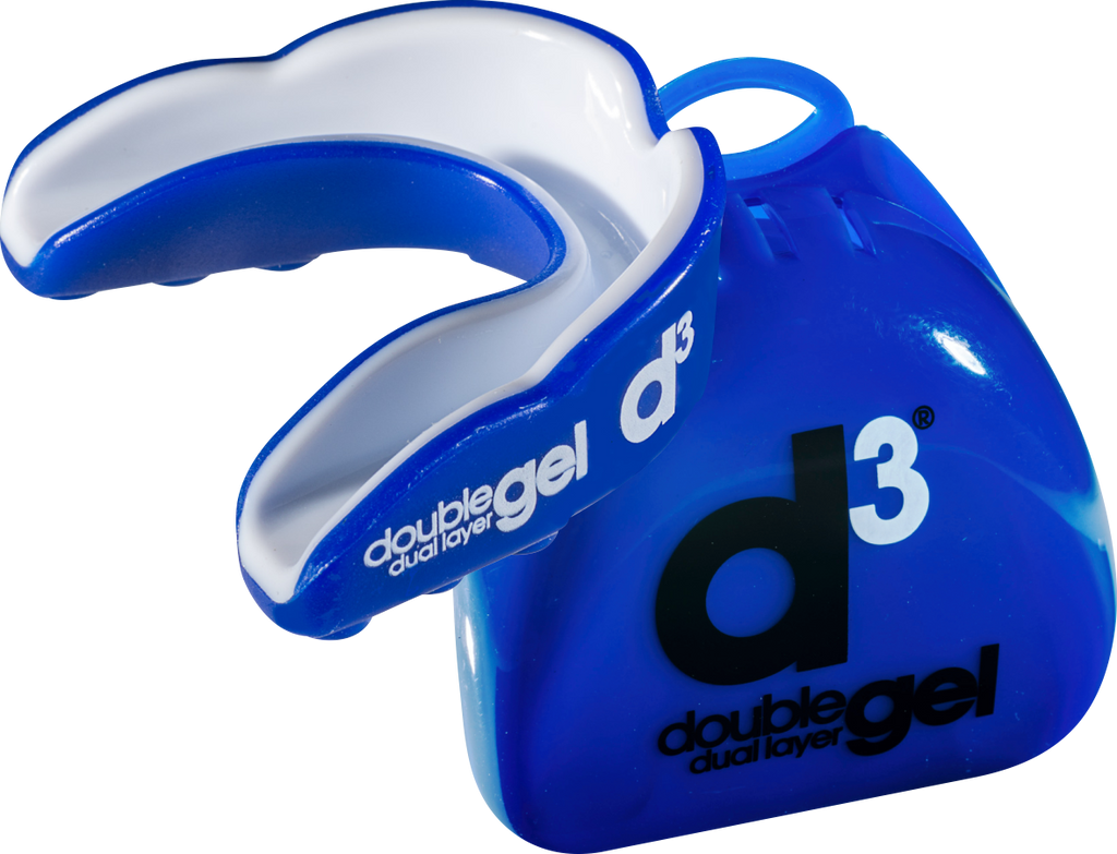 D3 Double Gel Mouthguard BLUE WHITE Accessories D3